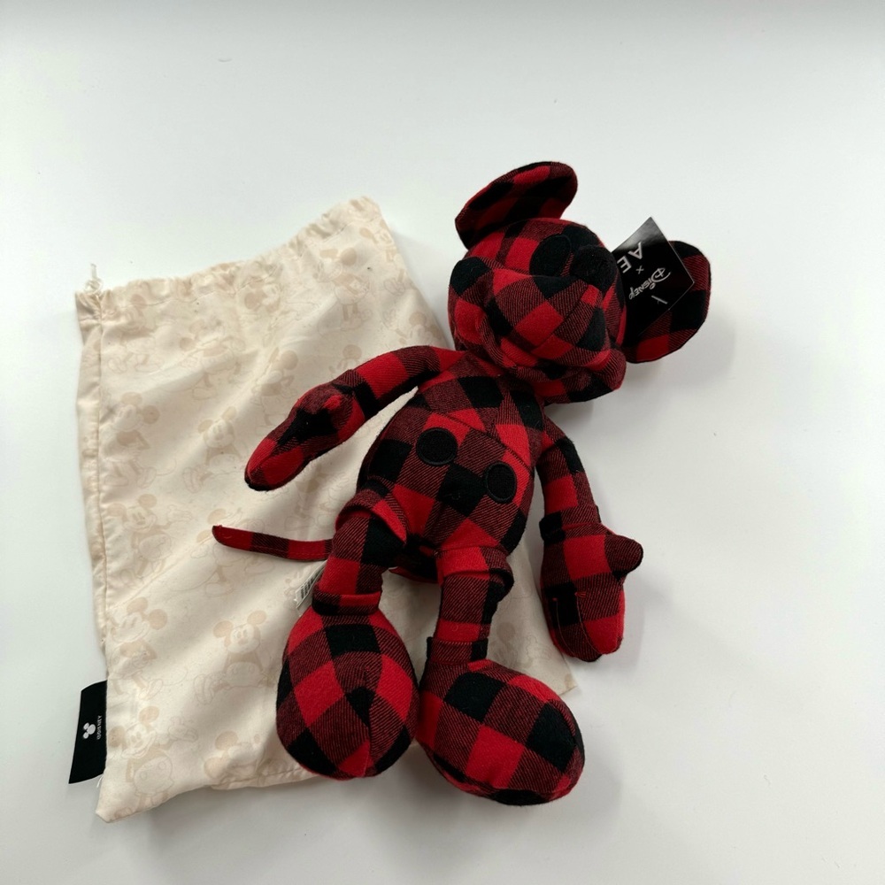 Disney x American Eagle Special Edition Buffalo Plaid Mickey Mouse
